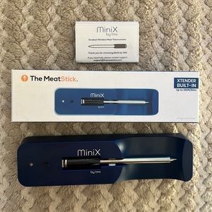 TMS Meat Stick Mini Wireless Smart Thermometer World's Smallest Meat Thermometer